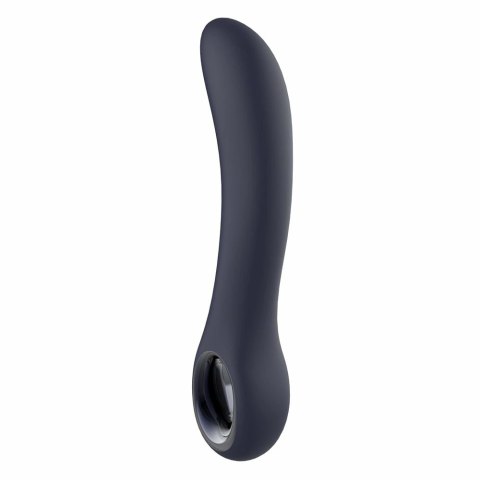 GLAM FLEXIBLE G-SPOT VIBE silikonowy wibrator punktu G, fioletowy 22 cm