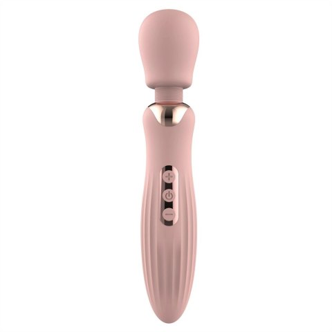 GLAM Large Wand Vibrator - duży masażer, 5 trybow, silikon, 24 cm