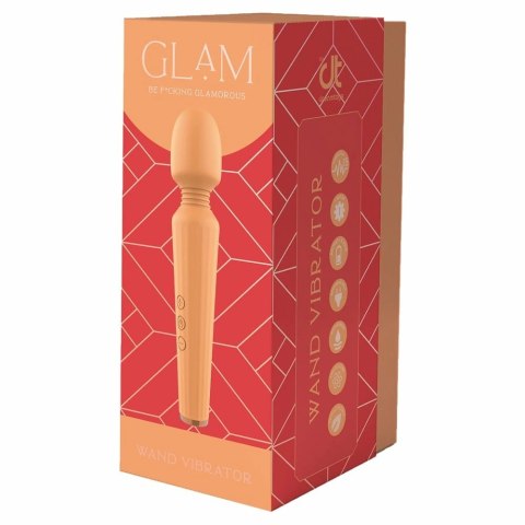 GLAM Wand Vibrator - masażer z 5 trybami, silikonowy, wodoodporny