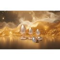 GLEAMING LOVE Pearl Gold Plug Large z kryształem, aluminium, 9,5 cm