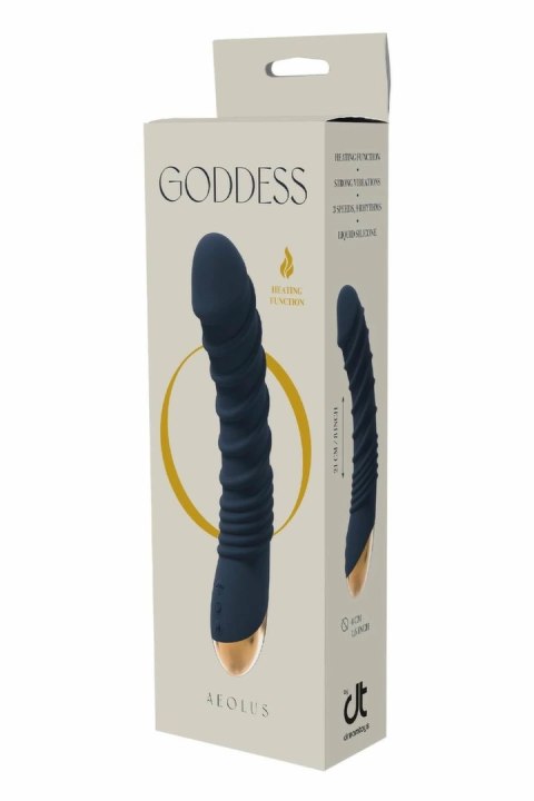 GODDESS COLLECTION AEOLUS silikonowy model z funkcją podgrzewania 21 cm