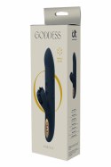 GODDESS COLLECTION ATHENA silikonowy masażer z funkcją ruchomych koralikow 23 cm