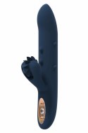 GODDESS COLLECTION ATHENA silikonowy masażer z funkcją ruchomych koralikow 23 cm