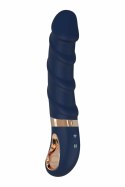 GODDESS COLLECTION BELENOS - masażer z podgrzewaniem, granatowy, 23 cm