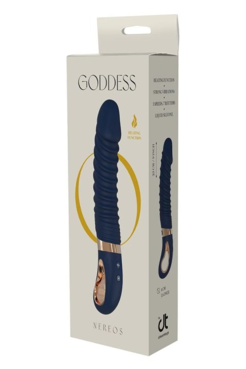 GODDESS COLLECTION NEREOS - masażer silikonowy z funkcją podgrzewania 23 cm