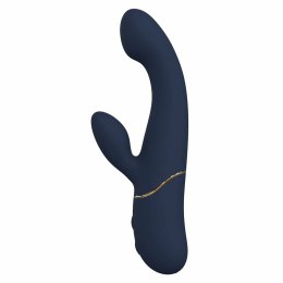 GODDESS HESTIA Nodding Duo Vibrator silikonowy granatowy 20,8 cm