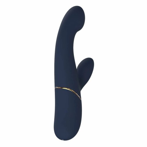 GODDESS HESTIA Nodding Duo Vibrator silikonowy granatowy 20,8 cm
