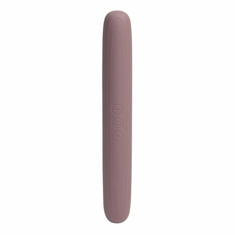 NUDE AILEE Double Vibrator Travel Size - elastyczny model dwustronny USB