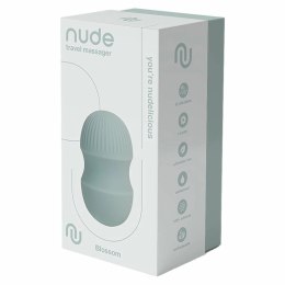 NUDE Blossom Travel Massager mini zielony, 10 trybow, wodoodporny