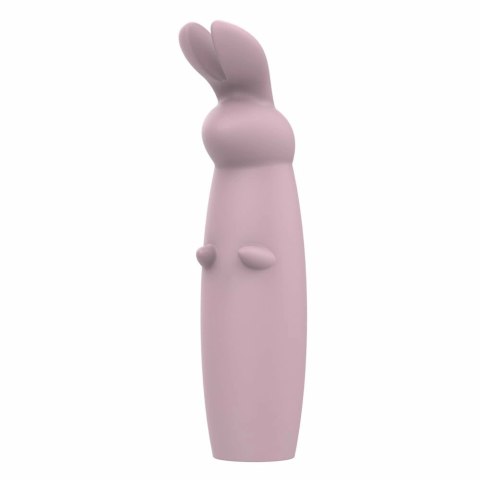 Nude Hazel Rabbit Massager silikonowy, 10 trybow, wodoodporny, 14,3 cm
