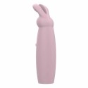 Nude Hazel Rabbit Massager silikonowy, 10 trybow, wodoodporny, 14,3 cm