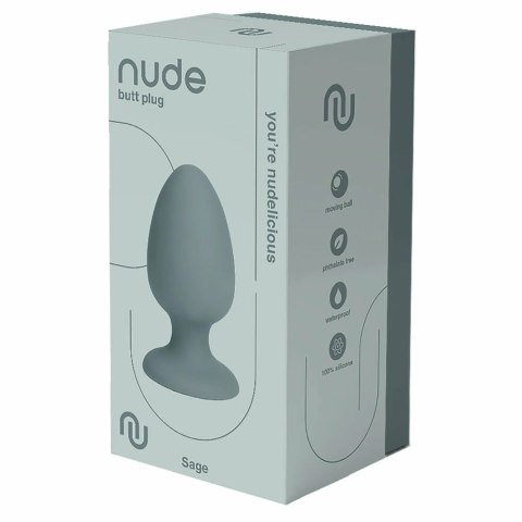 Nude Sage TravelSize - anatomiczna zatyczka z ruchomą kulką 8x4 cm