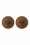 Peekaboos Silicone Pierced Nipple Covers Brown silikonowe nakładki 8,4cm