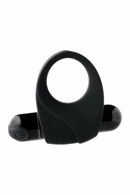 RAMROD Pierścień Wibrujący z Dużą Wkładką Wibracyjną Czarny 8cm