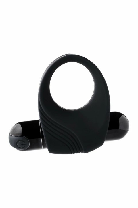 RAMROD Pierścień Wibrujący z Dużą Wkładką Wibracyjną Czarny 8cm