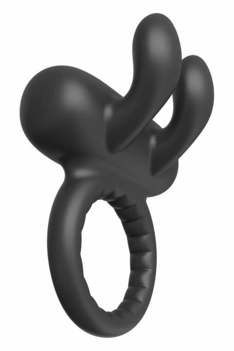 RAMROD Rabbit Pierścień Wibrujący Czarny USB IPX6 10 Trybow