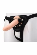 REALSTUFF Strap On Real Dildo silikonowy zestaw z uprzężą 20 cm