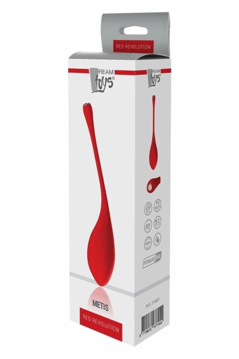 RED REVOLUTION METIS kulka treningowa wibrująca silikonowa IPX7 USB