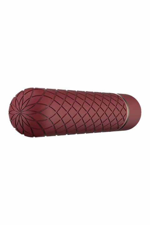 ROMANCE LIZZY mini masażer wibrujący, burgund, 10 trybow, USB