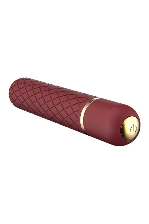 ROMANCE LIZZY mini masażer wibrujący, burgund, 10 trybow, USB