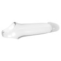 Ramrod Extender 6.6" Transparent z paskiem, wydłużenie 3,5 cm TPE
