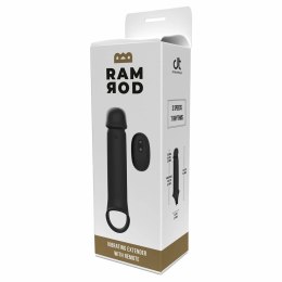 Ramrod Vibrating Extender With Remote silikonowy, 24 cm, wodoodporny
