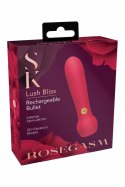 SECRET KISSES ROSEGASM LUSH BLISS Bullet 20 trybow silikonowy rożowy