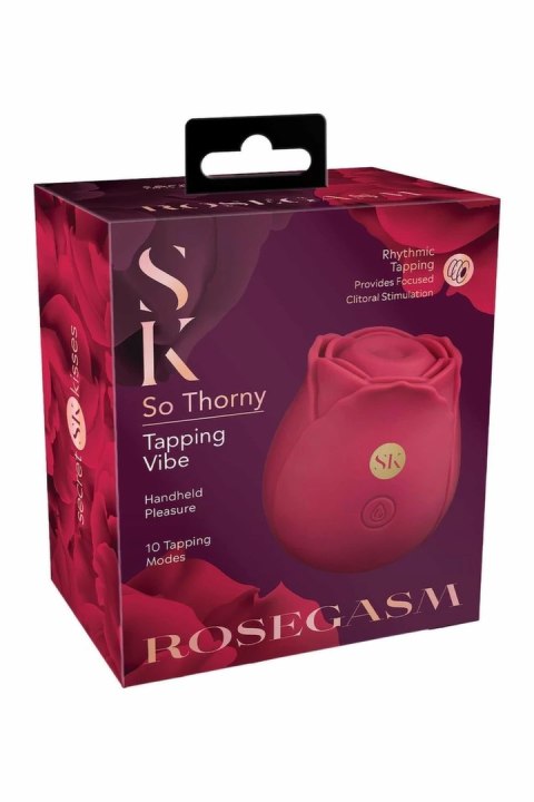 SECRET KISSES Rosegasm So Thorny Vibe silikonowy 10 trybow rożowy