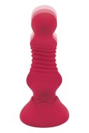 SECRET KISSES Thrusting Rosebud Plug z pilotem, 10 trybow, USB