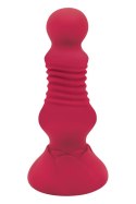 SECRET KISSES Thrusting Rosebud Plug z pilotem, 10 trybow, USB
