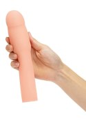 SIZE UP 4 Inch Extender Flesh - anatomiczna nakładka powiększająca TPE