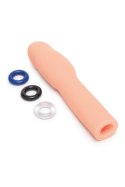 SIZE UP 4 Inch Extender Flesh - anatomiczna nakładka powiększająca TPE