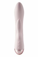 VIVRE DUO VIBE COCO - dwusilnikowy model silikonowy, wodoodporny, rożowy