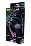 GLAMOUR GLASS Curved Big Wand szklany masażer dwustronny 21 cm