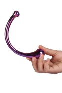 GLAMOUR GLASS Curved Wand - szklana rożdżka borokrzemowa 17 cm