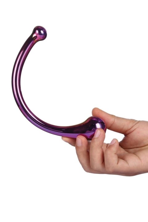 GLAMOUR GLASS Curved Wand - szklana rożdżka borokrzemowa 17 cm