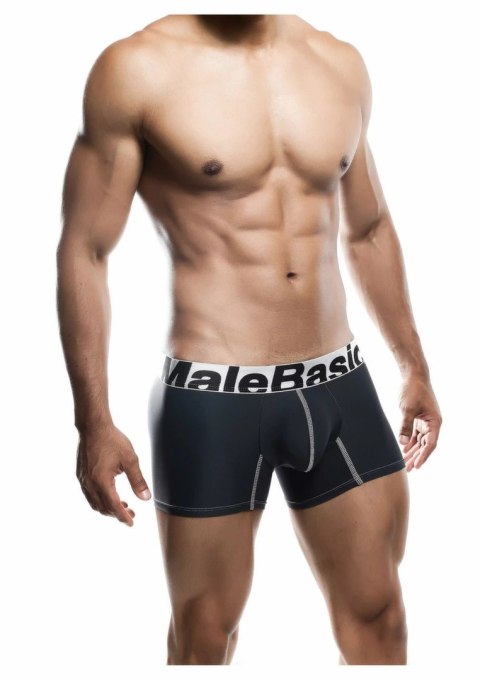 MaleBasics Microfiber Boxer czarne bokserki męskie oddychające L