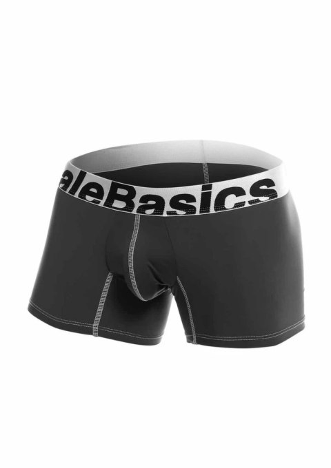 MaleBasics Microfiber Boxer czarne bokserki męskie oddychające L