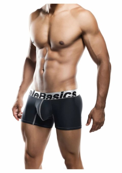 MaleBasics Microfiber Boxer czarne bokserki męskie oddychające L
