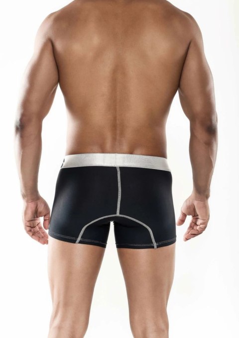 MaleBasics Microfiber Boxer czarne bokserki z mikrofibry, rozmiar M