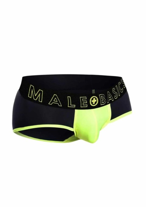 MaleBasics Neon Brief męskie slipy oddychające z elastycznym pasem