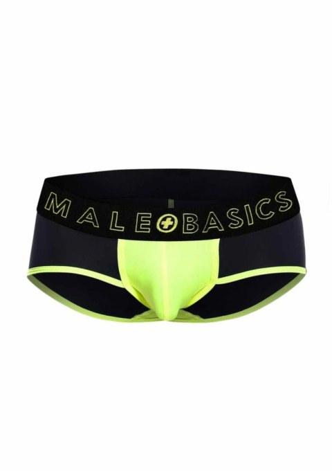 MaleBasics Neon Brief męskie slipy oddychające z elastycznym pasem