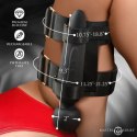 Master Series Thunderstick Wand Czarny z paskiem na udo, 21 trybow