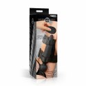 Master Series Thunderstick Wand Czarny z paskiem na udo, 21 trybow