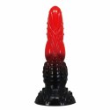 POWER MONSTERS Fire Dragon Fantasy model z przyssawką 24,5 cm czerwono-czarny
