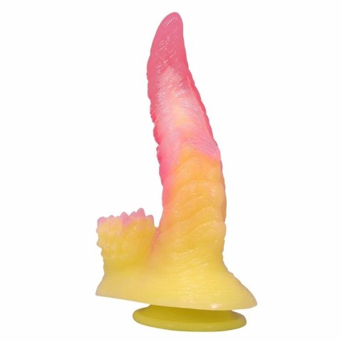 POWER MONSTERS Ripplied Monster model fantasy z przyssawką 22,5 cm rożowo-żołty