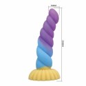 POWER MONSTERS Unicorn Tricolor silikonowy model fantasy 22 cm O5 cm