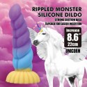 POWER MONSTERS Unicorn Tricolor silikonowy model fantasy 22 cm O5 cm